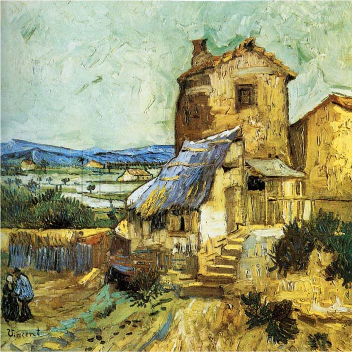 Le Vieux Moulin By Vincent Van Gogh
